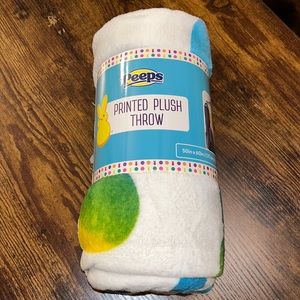 PEEPS Printed Plush Throw 50” X 60” (New with Tags)